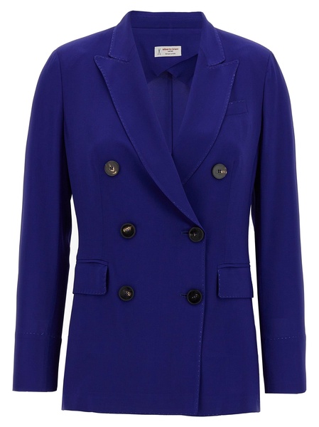 Viscose Blazer Blazer And Suits Blue