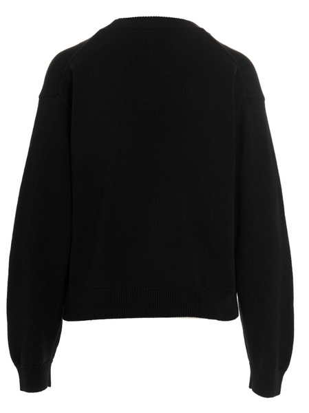 Logo Sweater Sweater, Cardigans Black