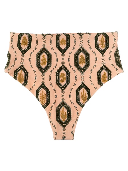 Magenta Calado Beachwear Multicolor