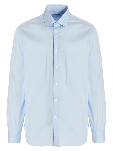 Poplin Shirt Shirt And Blouse Light Blue