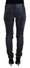 cotton skinny low waist women casual blue women's jeans