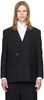Black Textured Blazer