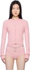 Pink Wool & Cashmere Cardigan