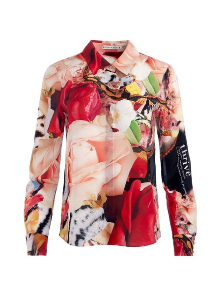 A+O x KELLY DABBAH WILLA PLACKET TOP