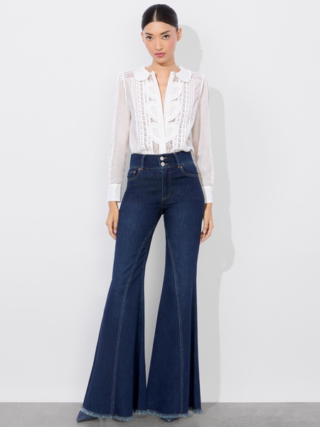 KURT MIXED MEDIA BLOUSE