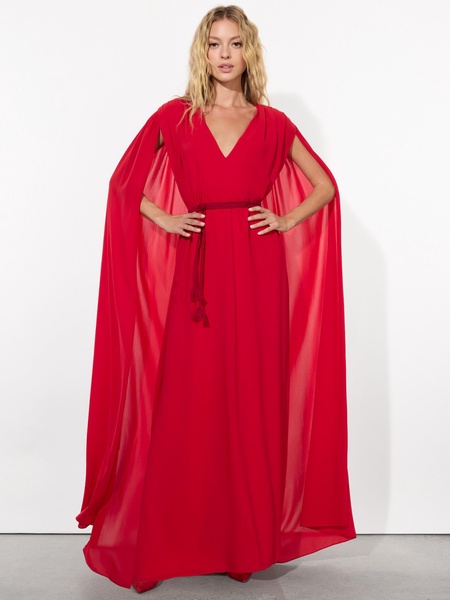 ZENAIDA MAXI CAPE DRESS