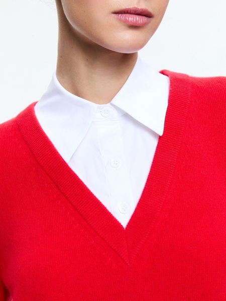 DENBY COLLARED PULLOVER
