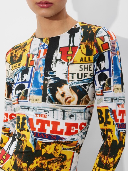 A+O X THE BEATLES DELORA MINI DRESS