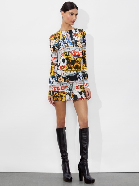A+O X THE BEATLES DELORA MINI DRESS