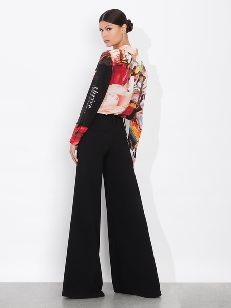 A+O x KELLY DABBAH WILLA PLACKET TOP