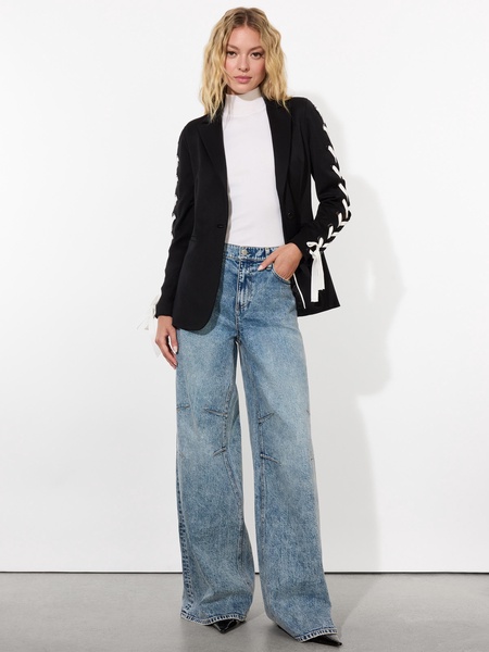 BREANN LACE UP BLAZER