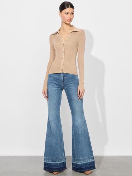 NEALIE RIBBED POLO