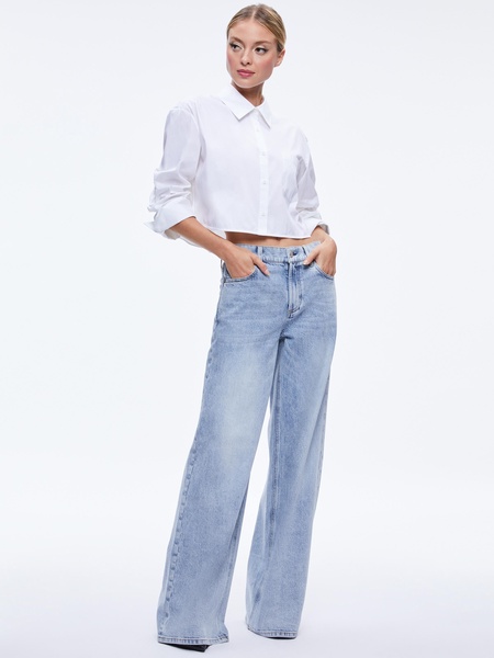 FINELY CROPPED BUTTON DOWN