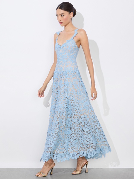 ANABELLA DROP WAIST MIDI DRESS