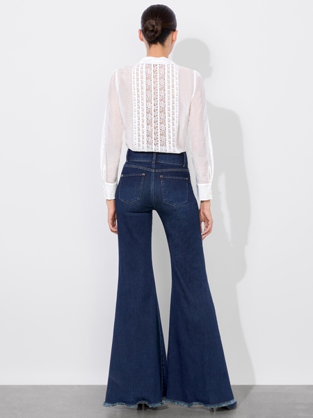 KURT MIXED MEDIA BLOUSE