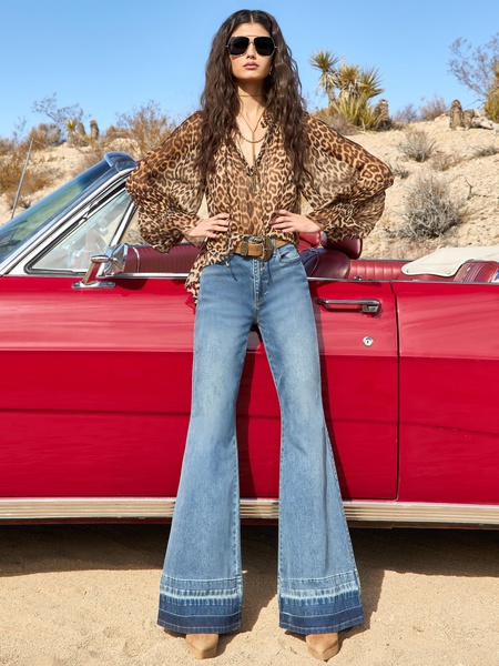 NORAH LEOPARD BLOUSE