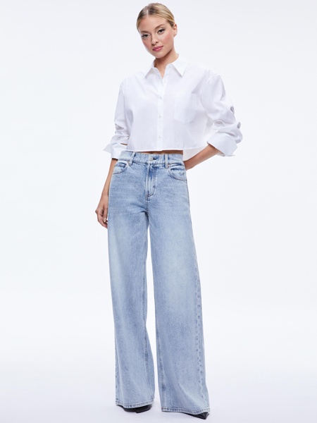 FINELY CROPPED BUTTON DOWN
