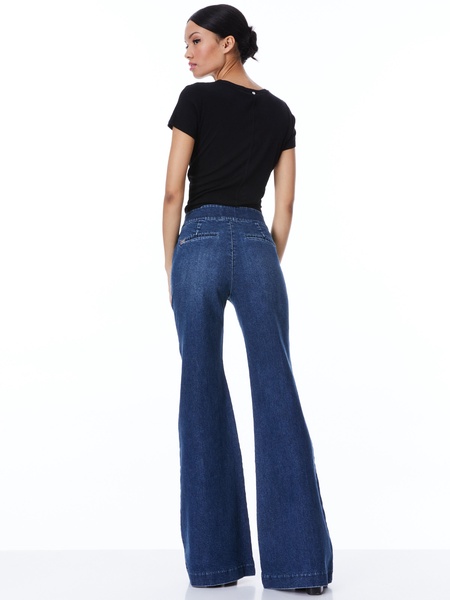 Dylan High Waisted Wide-Leg Jeans