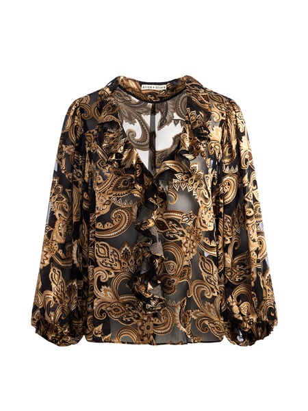 BETSIE RUFFLED BLOUSE