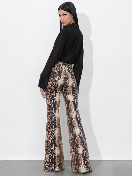 CRISTENA VEGAN SNAKE PANT