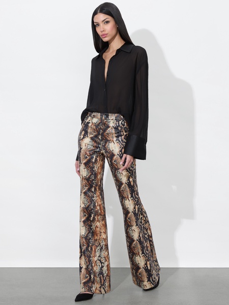 CRISTENA VEGAN SNAKE PANT