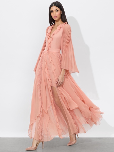 DAY SUNBURST SLEEVE MAXI DRESS