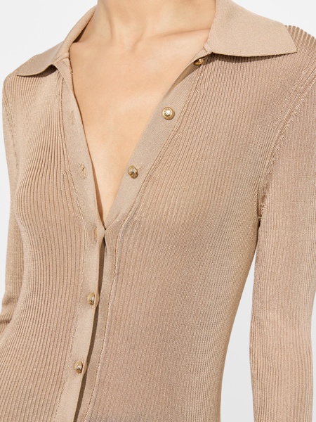 NEALIE RIBBED POLO