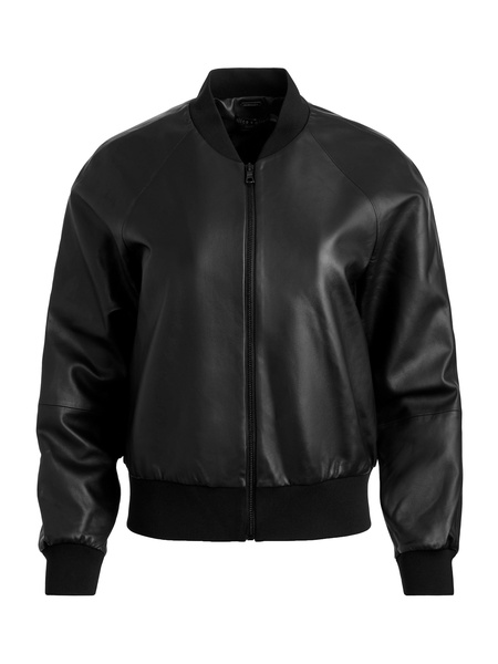 FELISA LEATHER BOMBER