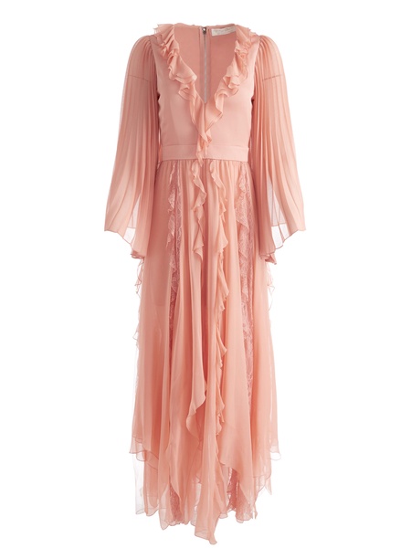 DAY SUNBURST SLEEVE MAXI DRESS