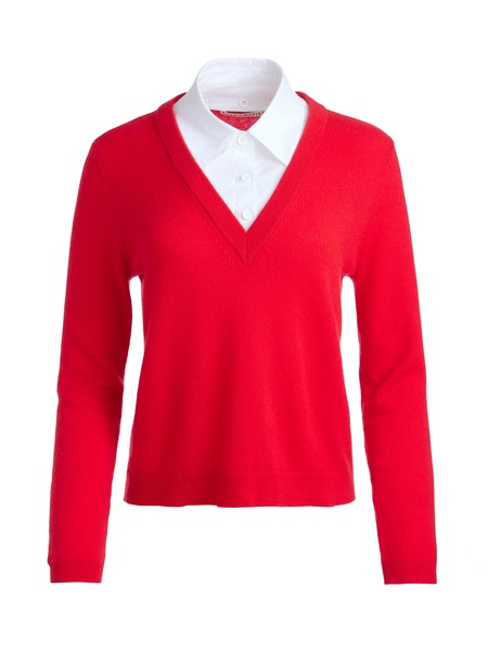 DENBY COLLARED PULLOVER