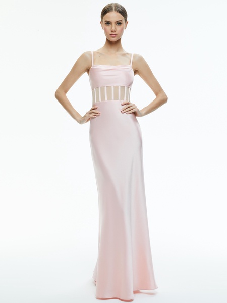 VALENTINA DRAPED CORSET MAXI DRESS