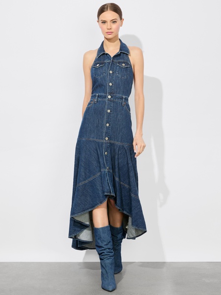 JUANA HIGH LOW DENIM DRESS