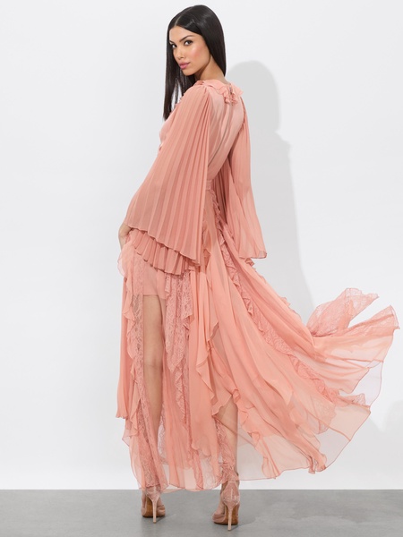 DAY SUNBURST SLEEVE MAXI DRESS