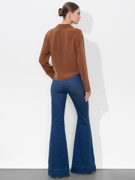 HANNON TIE FRONT BLOUSE