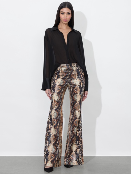 CRISTENA VEGAN SNAKE PANT