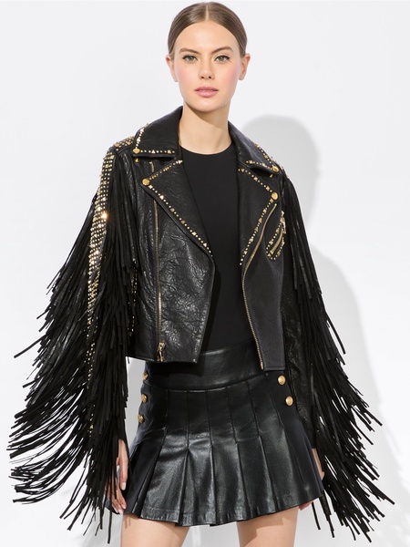 CODY FRINGE LEATHER JACKET