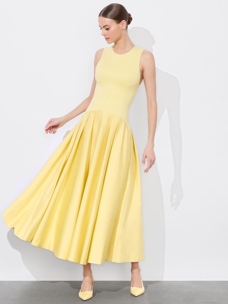 ADLEY DROP WAIST MIDI DRESS