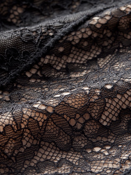 DELORA LACE PANELED DRESS