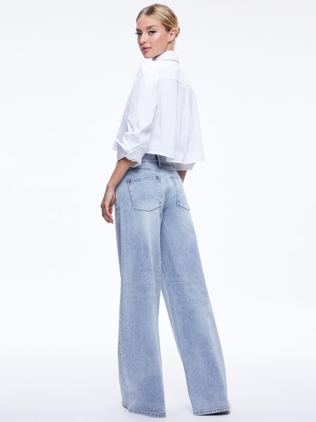 FINELY CROPPED BUTTON DOWN