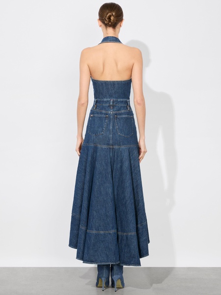 JUANA HIGH LOW DENIM DRESS