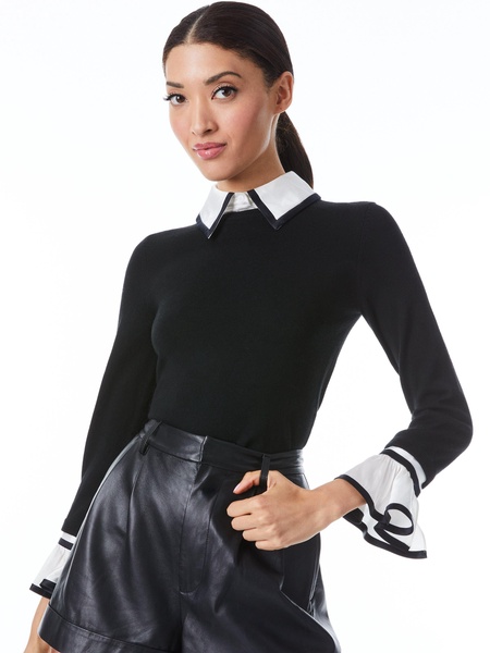 JUSTINA COLLARED SWEATER