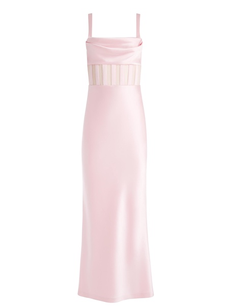 VALENTINA DRAPED CORSET MAXI DRESS
