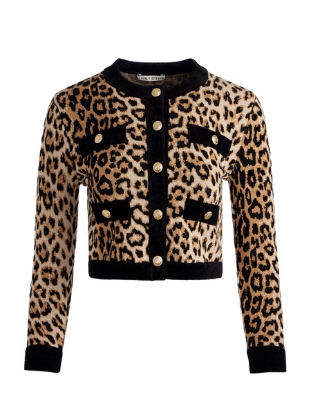 CLAIRA LEOPARD CARDIGAN