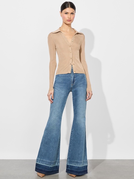 NEALIE RIBBED POLO