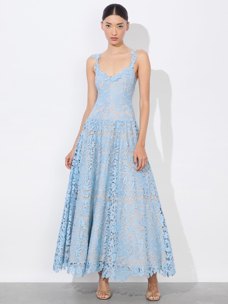 ANABELLA DROP WAIST MIDI DRESS