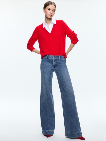DENBY COLLARED PULLOVER