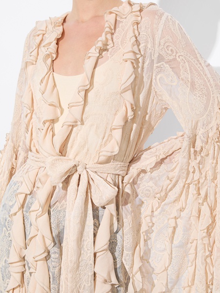 CHER RUFFLE MAXI ROBE