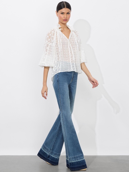 NORAH EYELET BLOUSE