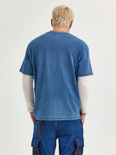 ALPHA X LEE LOOSER FIT INDIGO DYED TEE