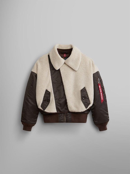 WOMEN'S B-15 SHERPA HYBRID BOMBER JACKET (SEASONAL)